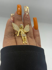 Angel Ring Gold Over Silver by Bling Bling