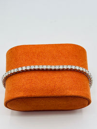 Sterling Silver Bracelet w/ Moissanite