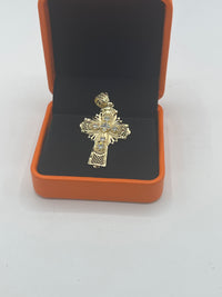 Gold Over Silver Holy Cross Pendant