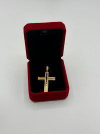Cross pendant gold fill with Cz diamond
