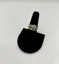 14k Greek Pattern Wedding Duo By BB