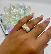 14k Elegant Stones Ring By BB