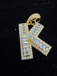 Free “K” initial pendant