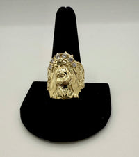 10K Jesus Men Ring