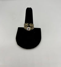 14k LV Duo Wedding Rings By BB