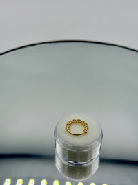 14k septum daith piercing