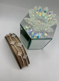 Silver Trébol Bracelets