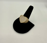 10k Jumbo Heart Ring By BB