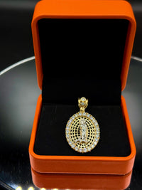 10k gold pendant Saint Lazarus