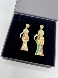 14k Saint Of Death Pendants