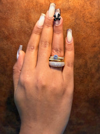 Trio rings gold fill
