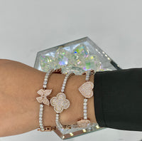 Silver Tennis Elegant Bracelets