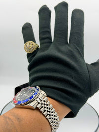 Mens ring gold fill
