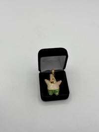 Patrick pendant gold fill with Cz diamond