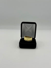 Mens ring gold ( with Cz diamonds)