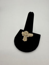 14k Fine Cross Ring