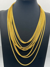 Gold Over Silver Franco Chains
