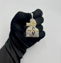 Silver Money Machine Pendant