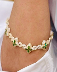 14K Gold Luxury Clover Bracelet