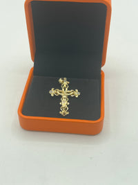 Gold Over Silver Crucifix Pendant