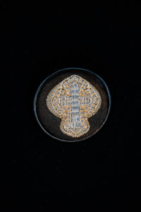 14K Ring Cross Baguette by Bling Bling Jewels