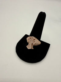 14k Rose Gold Cross Ring By BB