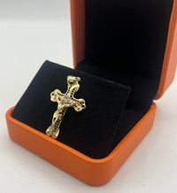 Medium Gold Over Silver Cross BY BB