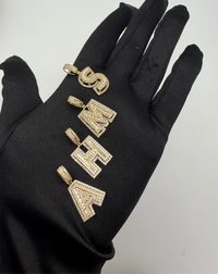 14k Letter Pendants By Bb