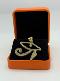 Eye of Ra pendant gold over silver by BB