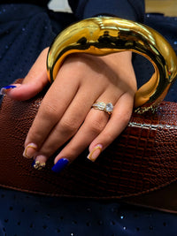 10k diamond ring