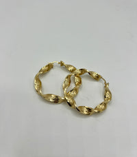 14k Hoop Earrings By BB