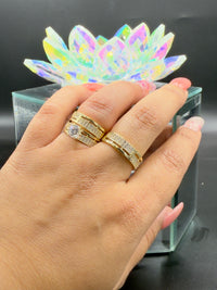 14K Elegant Wedding Trio By BB