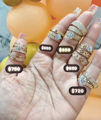 14K Wedding Trios by Bling Bling