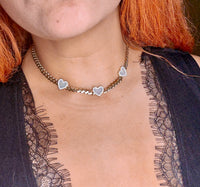 10K Pearl Heart 💟 Choker