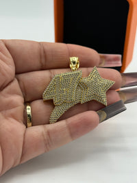47 🏀 pendant gold over silver by Bling Bling ￼