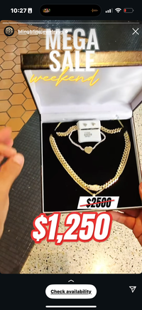 Instagram sale 🔥 Super Combo 10K chain chain set