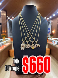 Super sale 🔥 14K Rope With Pendant by BB