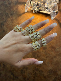Initial Ring Brass by BB