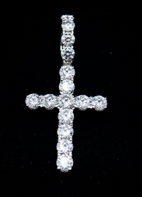 Iced Out Stylish Cross Pendant