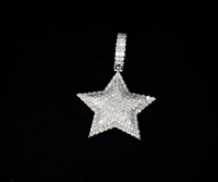 Shimmering CZ Star Pendant